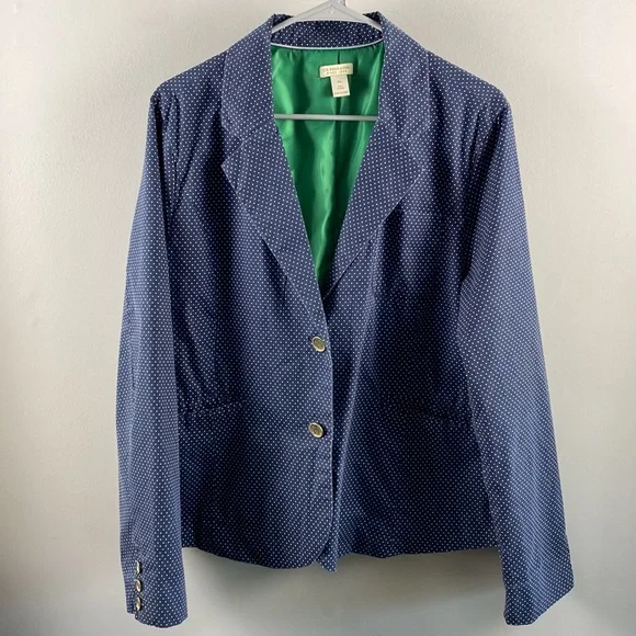 US Polo Association navy white polka dot blazer - Picture 2 of 7